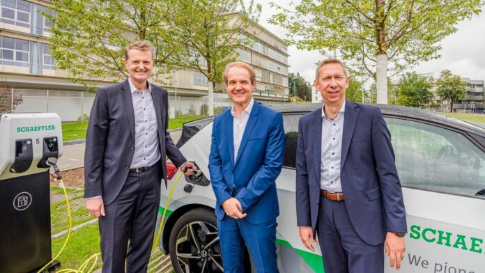 Start des globalen Ladeinfrastrukturprojekt am Unternehmenssitz in Herzogenaurach